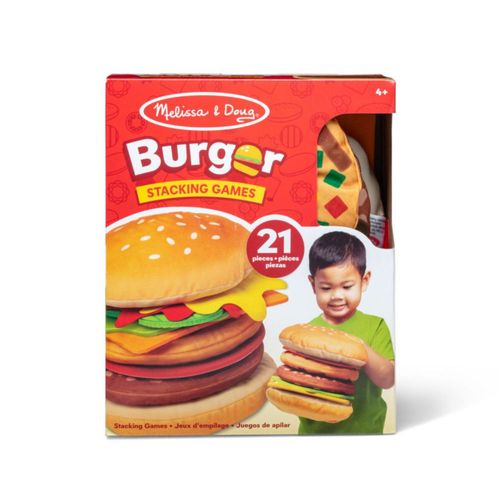 Juego Melissa & Doug Apila La Hamburguesa Gigante