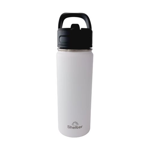 Shelter Sport Bottle White 532ml 18oz de Acero Inoxidable