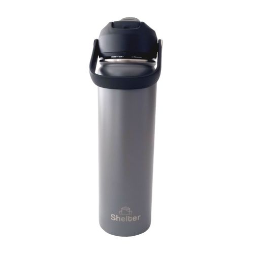 Shelter Sport Bottle Grey 650ml 22oz de Acero Inoxidable