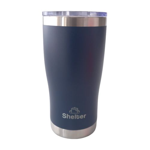 Shelter Cup Metal Blue 590ml 20oz de Acero Inoxidable