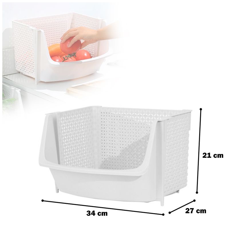 Caja-Organizador-Cesta-Apilable-Verdulero-Frutero-U80-Blanco