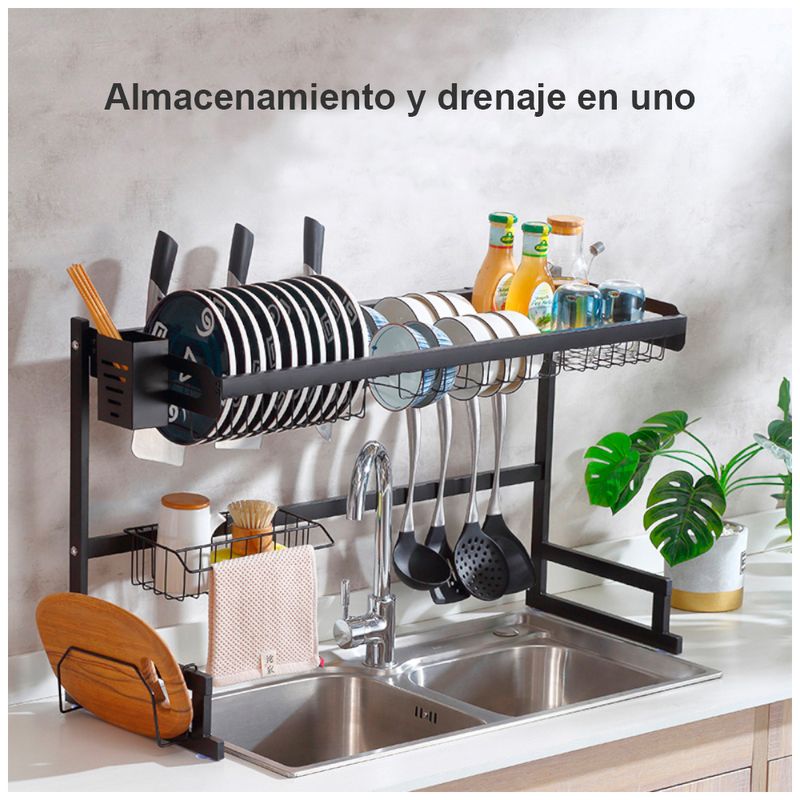 Escurridor-de-Platos-Premium-85cm-Y-Frutero-Apilable-U80-BL-X2