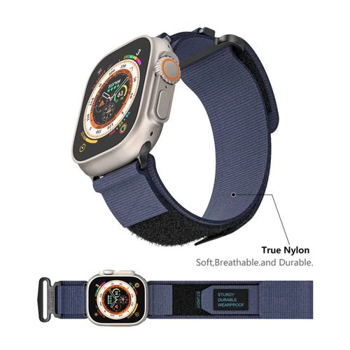 CORREA DE NAILON DEPORTIVA PARA APPLE WATCH 42-44-45-49MM - AZUL - copy