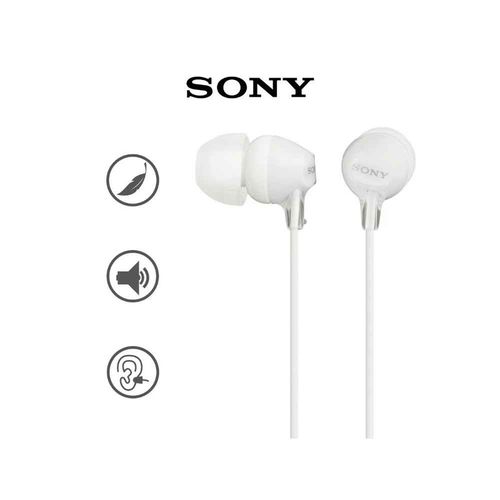 Sony MDR EX15AP Blanco deportivo, sport, con cable