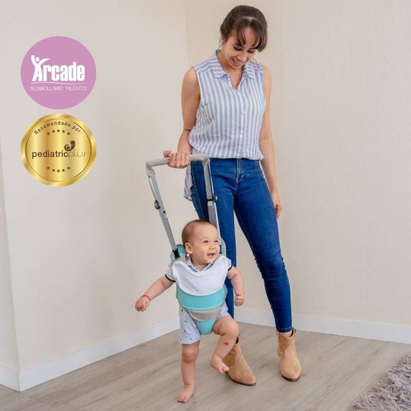 Arnes-y-caminador-2-en-1-Verde-Maternelle