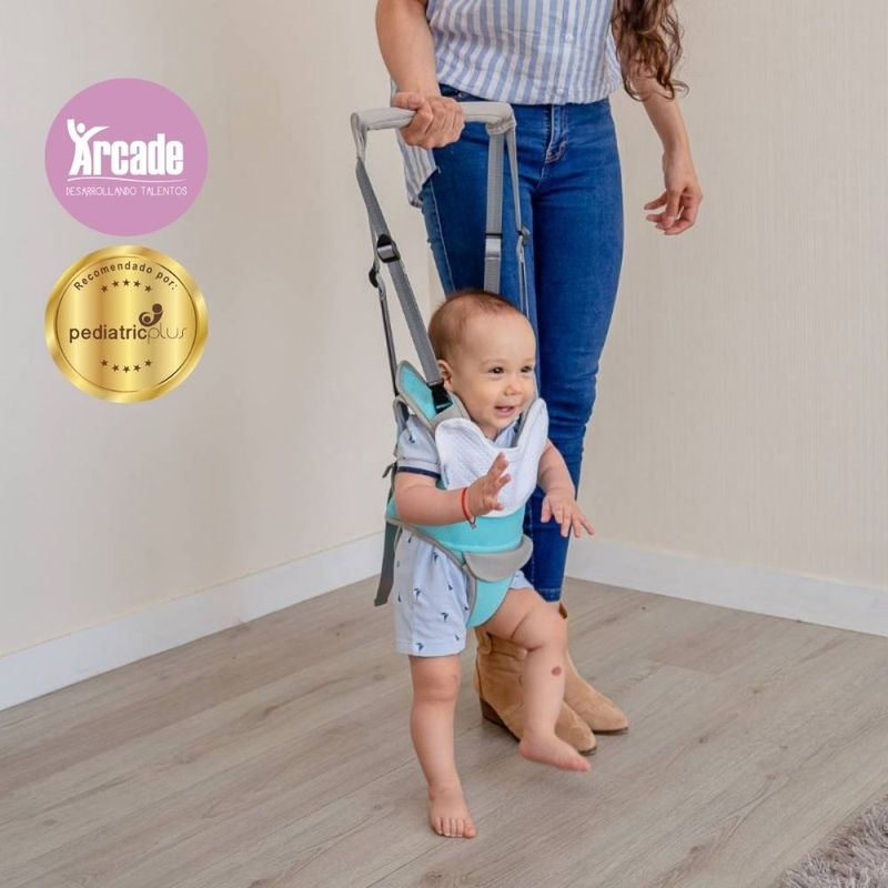 Arnes-y-caminador-2-en-1-Verde-Maternelle