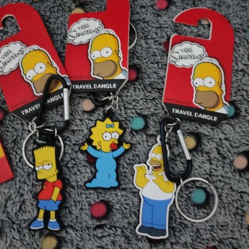 Packx3 Llavero Travel Dangle Simpsons
