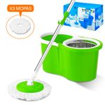 Trapeador-Escurridor-Giratorio-3-Mopas-VD-88-Y-Colgador-Doble