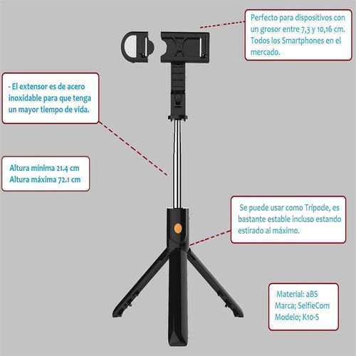 TRÍPODE MULTIFUNCIONAL PLEGABLE