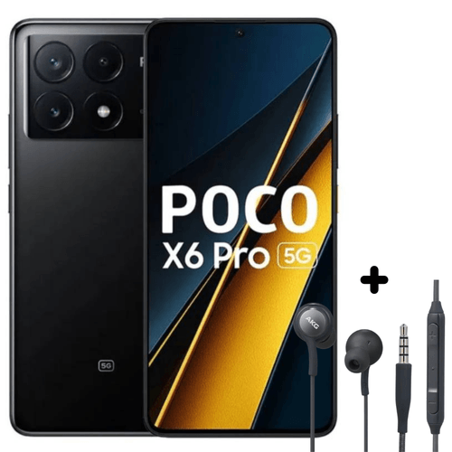 POCO X6 PRO 5G 12RAM 512GB NEGRO + AUDIFONO*