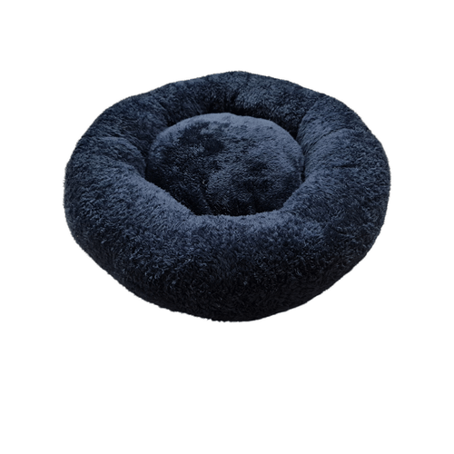 Cama Para Perros y Gatos Donut Lite Azul Talla XL MD