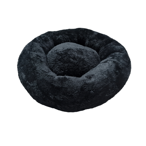 Cama Para Perros y Gatos Donut Lite Negro Talla L MD