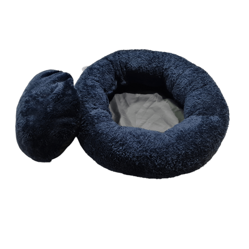 Cama-Para-Perros-y-Gatos-Donut-Lite-Azul-Talla-M-MD