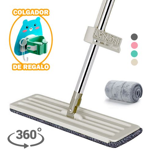 Trapeador Plano 360° ALT Y Organizador Escobas N60 Oso CL