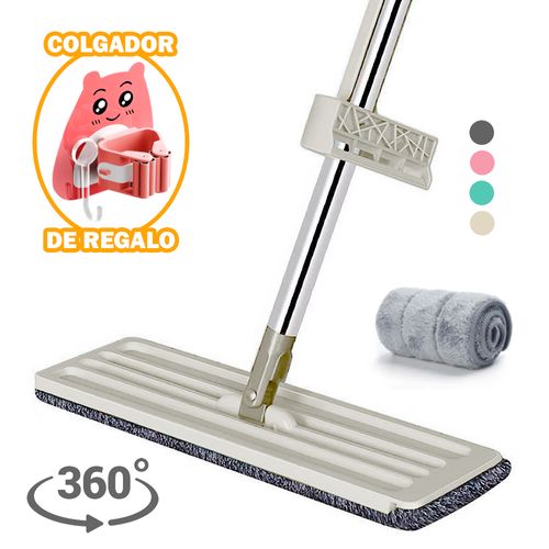 Trapeador Plano 360° ALT Y Organizador Escobas N60 Gato FC