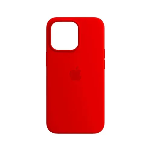 CASE DE SILICONE DE IPHONE 14 PRO  - COLOR ROJO