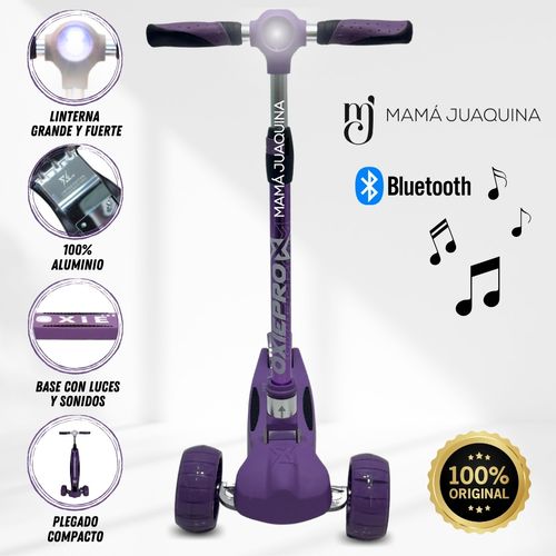 Scooter Con Luces "MACQUOID" Morado