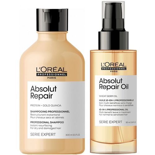 Shampoo Reparador 300ml + Sérum LOreal Absolut Repair