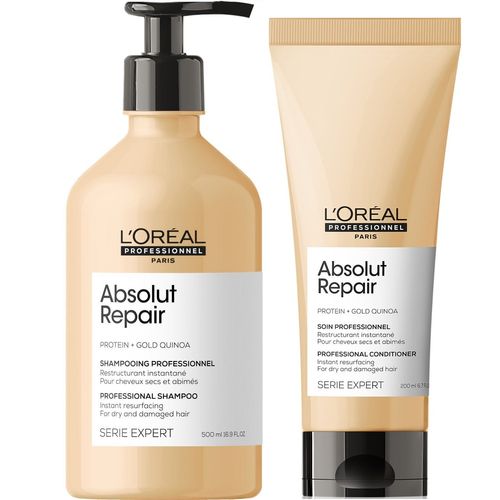 Shampoo Reparador 500ml + Acondicionador 200ml LOreal Absolut Repair