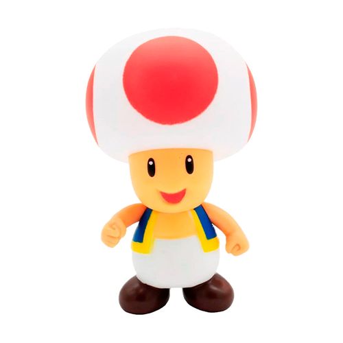 Muñeco Juguete Super Mario Bros - Honguito Toad 10cm Nezmun