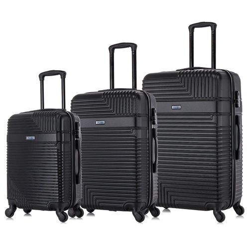 Maletas de Viaje InUSA Set de 3 Resilience Negro REJN