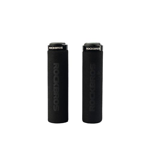 Grips para bicicleta Rockbros color negro de esponja