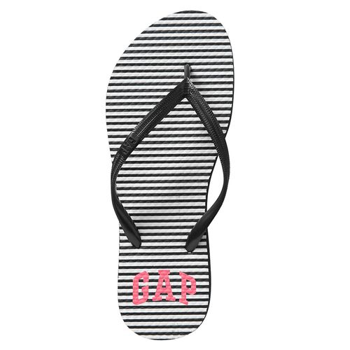 Sandalias Gap flip flop Color Blanco/Negro Talla 7- Sanllo