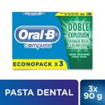 Pasta-Dental-Oral-B-Complete-Menta-66ml-x3-unidades