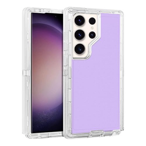 Case para Samsung S24 Ultra, protección 360, 3 capas de protección, morado