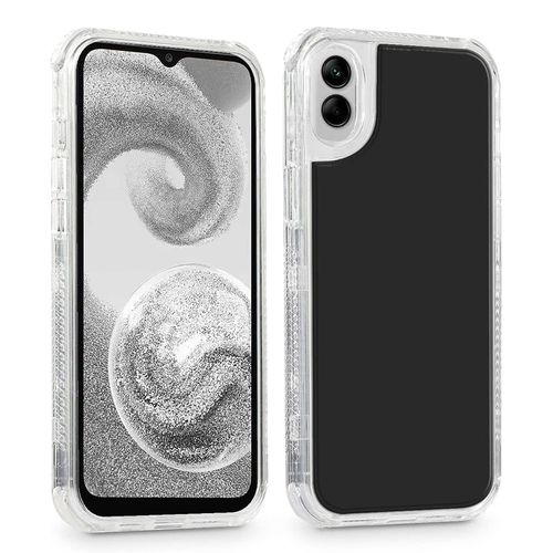 Case para Samsung A05, protección 360, 3 capas de protección, negro