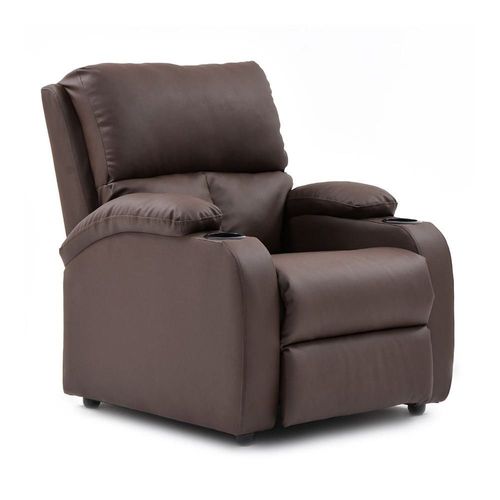 Sillón Reclinable Bremen 1C Marrón Pu