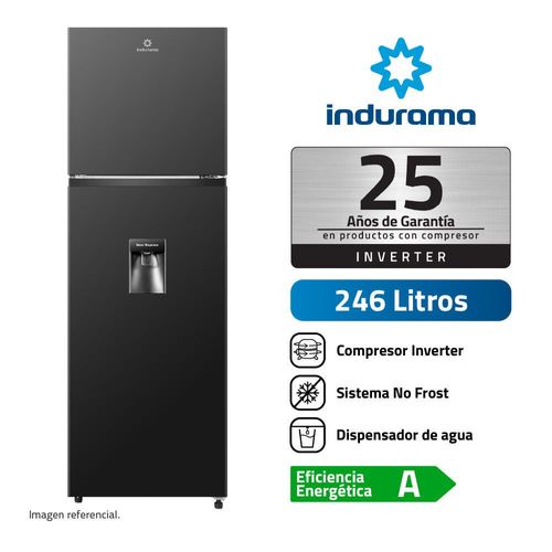 Refrigeradora Indurama Ri-389DNI No Frost 246 L Negro