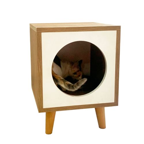 CASA PARA GATOS VELADOR VINTAGE CAT