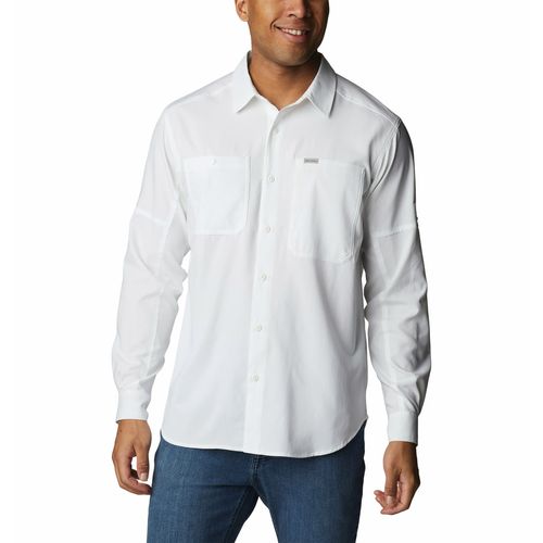 CAMISA PARA HOMBRE MANGA LARGA SILVER RIDGE™ UTILITY LITE BLANCO COLUMBIA