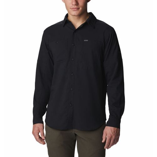 CAMISA PARA HOMBRE MANGA LARGA SILVER RIDGE™ UTILITY LITE NEGRO COLUMBIA