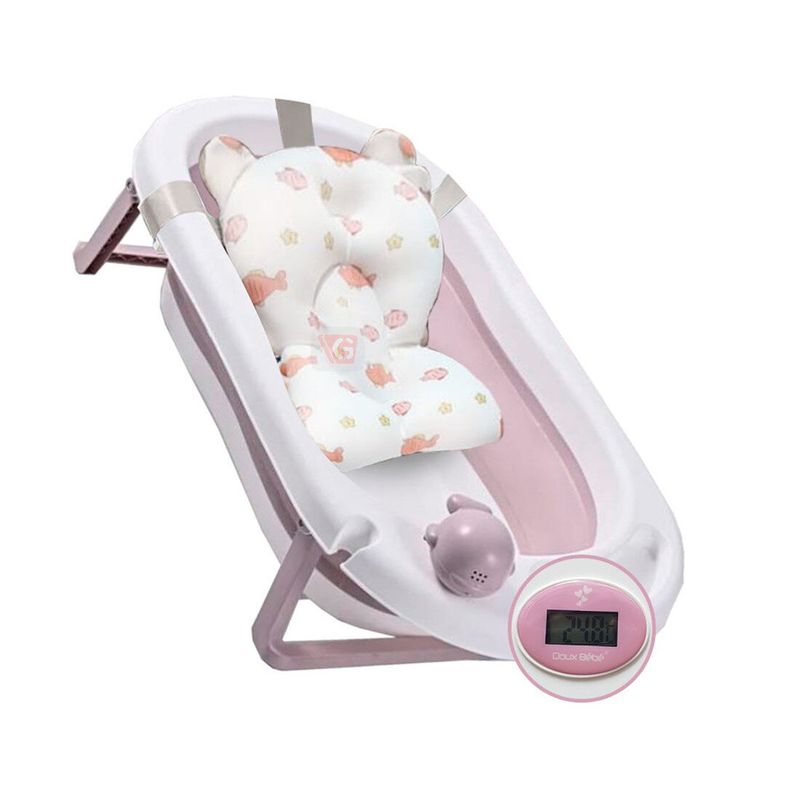 Tina-de-Baño-Para-Bebe-Plegable-Rosado-DB-688