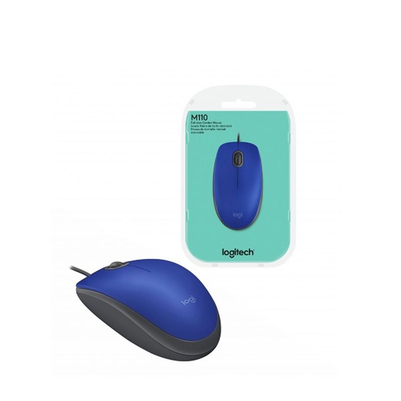 -Mouse-Logitech-M110-Silent-Optico-Usb-Azul