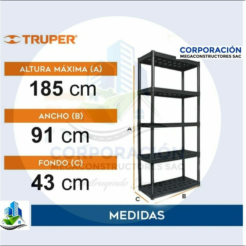 Estante-Plastico-estante-organizador-5-repisas-Truper