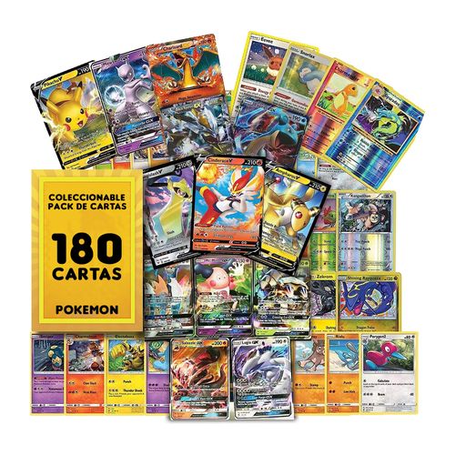 LOTE 180 CARTAS AL AZAR POKEMON TCG