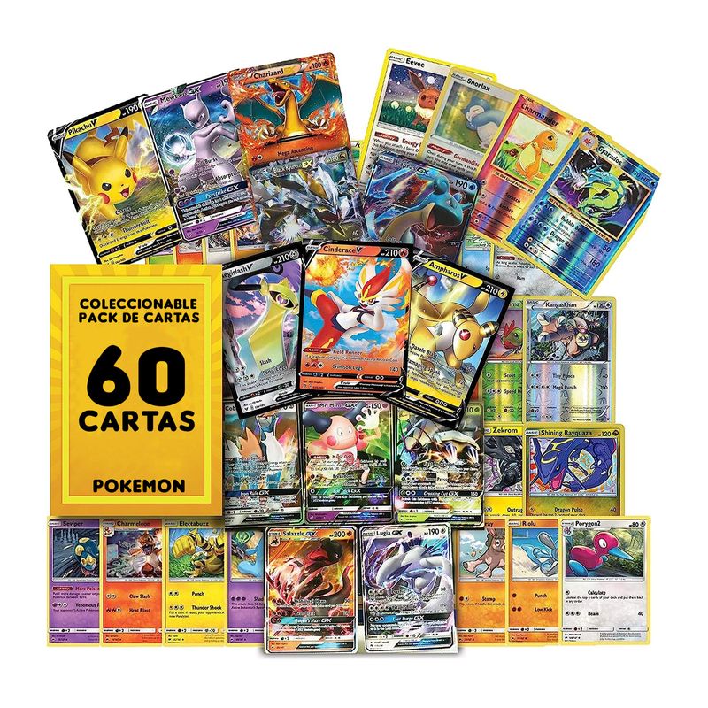 LOTE-60-CARTAS-AL-AZAR-POKEMON-TCG