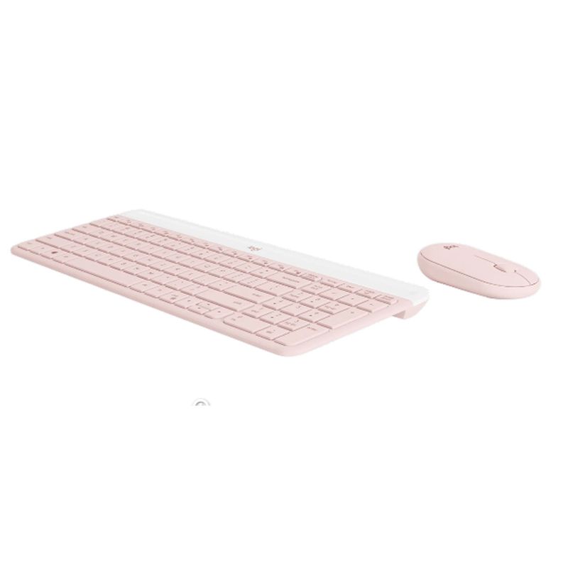 Kit-Teclado---Mouse-Logitech-Wireless-MK470-Rosado-