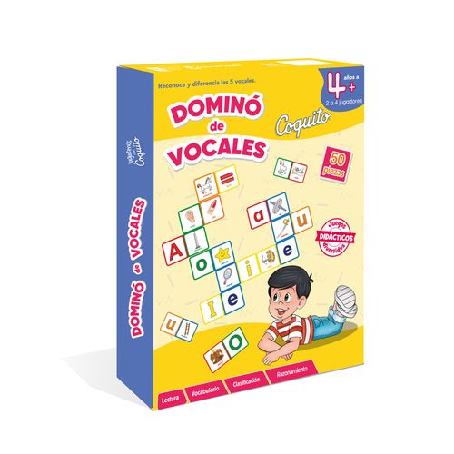 Libro COQUITO Dominó de Vocales