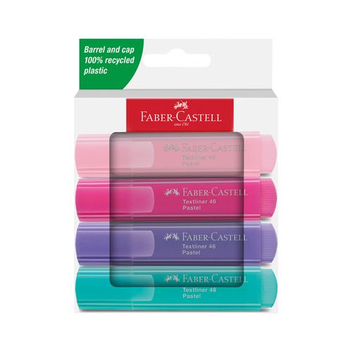 Faber Marcador Tl 46 Pastel Est Carton FABER CASTELL 4un