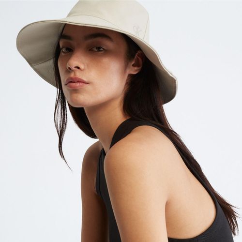 Sombrero Relajado de Algodon Calvin Klein Beige