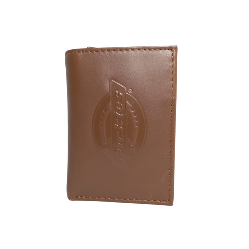 Billetera Trifold de Cuero para Hombres Dickies - Marron