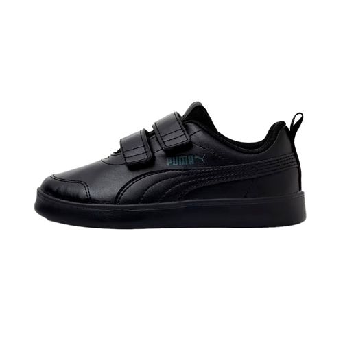 Zapatillas Puma CourtFlex V2 V PS 371543 06 Original Color Negro Para Niños - Loaizar