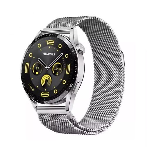 CORREA DE 22MM METALICA MILANESE PARA HUAWEI GT2 E PLATA