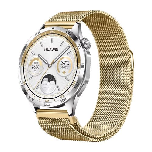 CORREA DE 22MM METALICA MILANESE PARA HUAWEI GT2 PRO DORADO