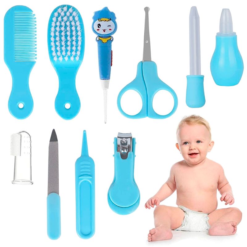 Kit-de-Higiene-para-Bebes-Cortauñas-Peine-Cepillo-Baby-Care-10-piezas--Niño-K10