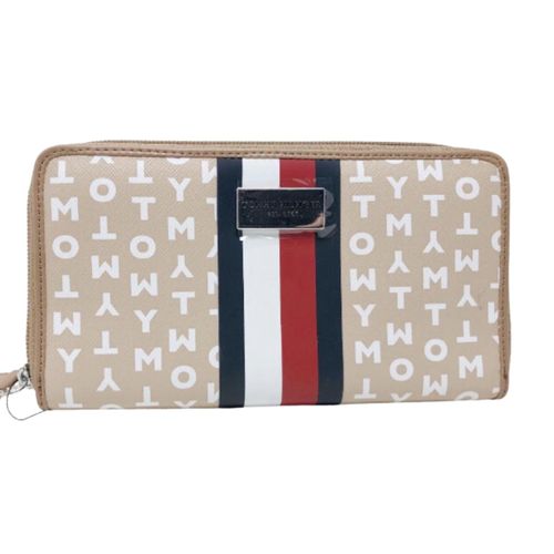 Billetera para Mujer Monogram Tommy Hilfiger - Beige